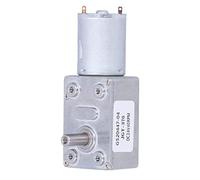 Garosa Motorreductor de Engranajes Metálicos DC 24V, bajo Ruido y Alto par, con Regulador y Función de Bloqueo Automático para Cerraduras Electrónicas Robots (24V40RPM)