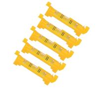 Garosa Nivel de Burbuja de Línea de Cuerda, Material Acrílico Transparente y ABS, Mini Nivelador de Cuerda para Nivelación Precisa de Marcos de Cuadros y Uso en Línea Recta del Sitio