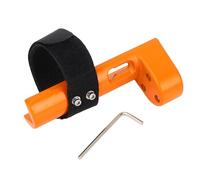 Garosa Nivel de Varilla de Grado Ajustable Burbuja Horizontal Portátil Ángulo Recto de 90 Grados para Equipos Topográficos de Regla de Torre con Nivel Universal de Aleación de