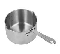 Garosa Olla para Derretir Mantequilla de Acero Inoxidable 18/8 con Boquillas Dobles, Cacerola Pequeña de 12.9 Oz para Calentar Sopa de Leche, Chocolate, Caramelo, Mantequilla, Queso
