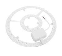 Garosa Panel de Repuesto de Luz de Techo LED, Luz Redonda Ultrafina que Cambia de Color Dual de 48 W con Instalación Magnética, para Luz de Ventilador de Techo LED Integrada