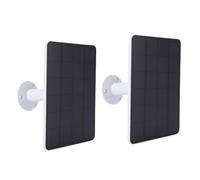 Garosa Panel Solar de 10 W para Cámara Ring Cargador Solar de 10 W para Cámara Exterior Panel de Energía con Cable de 9,8 Pies IP65 Resistente Al Agua DC USB C Puertos Micro USB