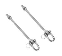 Garosa Perchas de Columpio, Ganchos de Columpio Resistentes de Acero Inoxidable con Capacidad de 1500 Libras para Silla de Hamaca de Yoga y Patio de Juegos