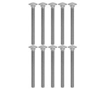 Garosa Perno de Tornillo M8 A2 70 Pernos de Carro de Acero Inoxidable DIN603 M8x30 Perno Cuadrado de Copa de Rosca Gruesa 30 Piezas para Reparación de Muebles de Carpintería, Panel de Carrocería y