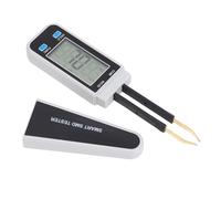 Garosa Pinzas de Prueba de Componentes Electrónicos, Probador SMD Inteligente con Pantalla LCD para Prueba de Diodos de Valor Resistivo de Inductancia de Capacitancia