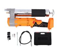 Garosa Pistola de Engrase Inalámbrica 2 en 1 Giratorio 8000-12000 PSI Bomba de Engrase a Batería de Carga Dual con Manguera de Extensión de 39,4 Pulgadas y Estuche para Uso Industrial