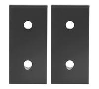 Garosa Placa de Unión de 2 Orificios, Placas Conectoras de Aleación de Aluminio para Construcción de Muebles, Resistente a la Compresión, Portátil y Resistente a la Corrosión para Diversas (3030)