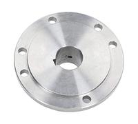 Garosa Placa Frontal de Acero para Torno de Madera, Brida de Torno de 125 Mm Brida de Conexión de Mandril de Acero para K11-125 K12-125 K72-125 (25 mm)
