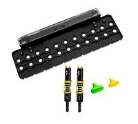 Garosa Plantilla de Alfiler de Estante, Plantilla de Perforación de Agujero de Estante Multifuncional para Carpintería, Espacio de 32 Mm