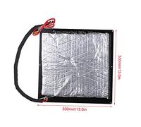 Garosa Plataforma Calefactora de Aluminio de 24V MK3 330x330mm con Cable y Algodón Aislado Compatible con Impresoras 3D X5SA X5SAPRO