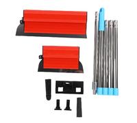 Garosa Plaus de Escaprisón de Paneles de Yeso de Paneles de Yeso de Acero Inoxidable de 10 Pulgadas y 16 Pulgadas de Cabello con Ajustable de 34-80 Pulgadas para Yeso de Paneles de