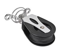 Garosa Polea de Bloque de Polea Giratoria de Grado Marino, Acero Inoxidable 316, Material de Nailon, Líneas de Control para Veleros de 3/8 Pulgadas de Ancho de Rueda