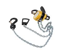 Garosa Polipasto de Palanca de 500kg, Polea Manual con de Goma y Ganchos de Acero para Talleres y Garajes