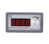 Garosa Potenciómetro Digital de 5 KΩ con Pantalla de 4 Dígitos Ajustable Programable para Control Preciso de Voltaje y Regulación de Velocidad