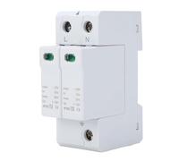 Garosa Protector de Voltaje 2P Dispositivo Protector de Instalación de Riel de 35 Mm, Carcasa de PC Retardante de Llama para Electrodomésticos con Protección contra Sobretensión y Cortocircuito