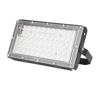 Garosa Proyector LED 50W 12V, Luz Blanca Impermeable IP66, para Exterior Jardín, Hierro, 20.4x10.8x2.5 cm