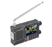 Garosa Radio de Banda Completa, Radio Portátil Am FM de Onda Corta con Pantalla Táctil de 2,8 Pulgadas, Reducción de Ruido DSP, Batería de 5000 MAh, Pantalla RDS, para el Hogar, Al