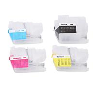 Garosa Recarga de Tinta para Impresoras LC3017, Efecto de Impresión y Gran Capacidad para Consumibles de Oficina, Adecuada para Diferentes Modelos y Aplicable para Imprimir Fotos/Textos/Documentos