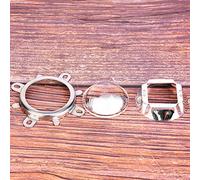 Garosa Reflector de Lente LED, Vidrio óptico, Alto Rendimiento Lumínico, ángulo de Haz de 60 Grados para Luces LED de 20 W-100 W, Ideal para Proyectos de Bricolaje e Iluminación Profesional (Ángulo