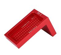 Garosa Regla de Calibración Cruzada para Carpintería, Herramienta de Medición de Aleación de Aluminio para Trazar y Marcar con Precisión, Longitud de 2,68 Pulgadas para Carpinteros y Ebanistas