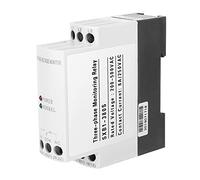 Garosa Relé de Protección de Fallas de Fase, Monitor de Desequilibrio de Voltaje, Protector de Secuencia de Fase Inversa para Motores, Cuadros de Distribución, Tamaño 79 X 23 X 79 Mm