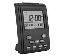 Garosa Reloj Despertador Digital Alarma Musulmana Reloj de Pared y Mesa Pantalla LCD Automático Reloj para Hogar
