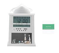 Garosa Reloj Despertador Digital con Alarma LCD, Temporizador y Función para Oración Musulmana, Reloj de Pared o Mesa para Cocina, Montaje Automático