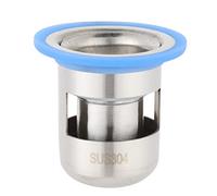 Garosa Retenedor de Desagüe Drain Válvula de una vía para Tubos de baño Retenedor de Desagüe de Piso de La Ducha de Acero Inoxidable con Núcleo de Drenaje Engrosado Cubierta Interna del Desodorante