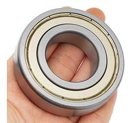 Garosa Rodamiento de Bolas 6206-zz, Placa de Acero, Alta Velocidad, Diseño de Ranura Profunda con Doble Blindaje, 30x62x16 Mm para Motores y Transportadores Pequeños