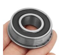 Garosa Rodamiento Rígido de Bolas de 10 Piezas, Acero para Rodamientos, F6202RS, Diámetro Interior de 16 Mm para Motores de Cajas de Cambios