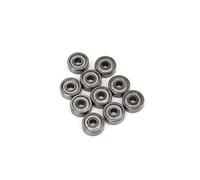 Garosa Rodamiento Rígido de Bolas, Rodamiento de Metal en Miniatura para un Movimiento Suave, Sellado con Goma, 4x12 Mm, Ideal para Impresoras y Proyectos de Bricolaje