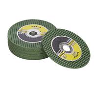 Garosa Rueda de Corte de Resina 100 Piezas Disco Abrasivo 107 Mm X 1,2 Mm X 16 Corindón Blanco para Cortar Tubos de Acero Inoxidable Ángulo de Hierro y Metal Fino con Herramientas Rotativas