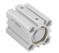 Garosa SDA 25x30 Cilindro de Aire 25 mm Id. 30 mm Carrera, Cilindro Neumático Doble Efecto Aluminio Compacto con Doble Sello, Cilindro Pneumático Industrial