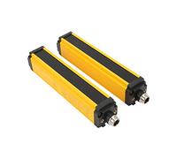 Garosa Sensor de Cortina de Luz ABS Sensor de Haz Fotoeléctrico de Aleación de Aluminio Espaciado de Haz de 20 Mm 6 Haces IP65 NPN NC 10 a 30 V para Estampar la Línea de Producción de Maquinaria de