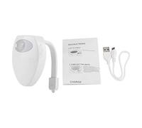 Garosa Sensor de Luz de La Noche del de La Inducci¨®n del Movimiento del Retrete Recargable Led Con 8 Colores,Luz de noche