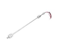 Garosa Sensor de Nivel de Líquido de Bola de Doble Flotador de Acero Inoxidable, Interruptor de Láminas de Alta Sensibilidad para Control de Agua DC 0-110 V, Material de Acero Inoxidable 304 para