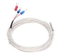 Garosa Sensor de Sonda de Temperatura, Sensores de Temperatura de Termopar Tipo K Pt100 Medidor Detector de Termistor de 3 Cables para Controlador de Constante