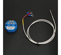 Garosa Sensor de Temperatura PT100 con Transmisor 4-20mA -50 a 400°C, Módulo Aislado 24VDC SBWZ para Control de Procesos Industrial