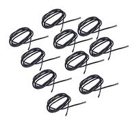 Garosa Sensor de Termistor, Material de PVC, Sonda de Temperatura de 10 Piezas con Cable de 1 M para Electrodomésticos y Sistemas de Calefacción -25 a 125 Grados Celsius (5K B3470)