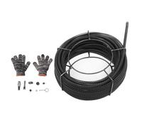 Garosa Serpiente de Drenaje de Alcantarillado, Limpiador de Resorte de Acero, Barrena de Drenaje de 30 Metros para Tuberías de Ducha de Fregadero