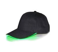 Garosa Sombrero de Luz LED Gorra de Béisbol Iluminada 3 Modos Intermitentes Sombrero Fresco Al Aire Libre Ajustable para Pesca Nocturna Senderismo Conciertos Fiestas Festivales Bares KTV (1)