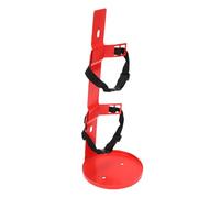 Garosa Soporte de Pared para Extintor de Incendios, Soporte para Extintor de Alta Resistencia, Hierro, Bandeja de 7,5 Pulgadas de Diámetro, Correa de Nailon Ajustable, Acabado con
