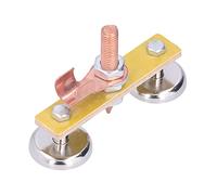 Garosa Soporte de Soldadura Magnético, Material de Cobre, Cabezal de Doble Imán Fuerte Diseñado para una Succión Resistente con Fácil Fijación para Diversas Tareas de Soldadura