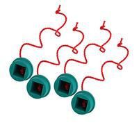 Garosa Soporte de Tiza de Billar, Goma Verde, 4 Piezas, 4x3.5x4cm, Accesorio para Mesa de Billar