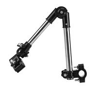 Garosa Soporte para Paraguas, Soporte Telescópico Ajustable de 360 grados con Tubo de Acero Inoxidable para Bicicleta, Silla de Ruedas, Cochecito, Asiento de Pesca (BLACK)