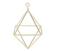 Garosa Soporte para Plantas de Aire Tillandsia, Maceta Colgante Geométrica en Forma de Triángulo, Decoración para Bromaélicas y Flores, Ideal para Interiores y Jardín