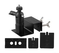Garosa Soporte Universal para Canalón de Panel Solar 360° 180° Ajustable con Aleación de Aluminio ABS Soporte de Bloqueo Inoxidable para Paneles Solares Ring Arlo