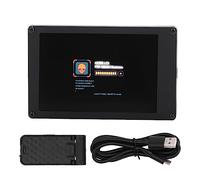 Garosa Subpantalla de Monitor IPS, Pantalla de Monitor IPS de 3,5 Pulgadas, Pantalla Secundaria de Monitor IPS de 3,5 Pulgadas Pantalla LCD de Alta Definición con Cable de Alimentación