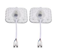 Garosa Tablero de Luz de Techo LED de 2 Piezas, Reemplazo de Panel Magnético de Aluminio de 12 W con Distribución Estable, para Lámpara de Pared Colgante (#2)