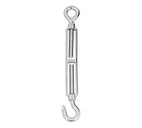 Garosa Tensor de Cuerda de Alambre Tensor de de Acero Inoxidable 304 Ajustable de 385 a 575 Mm para Aparejo de Cuerda de Alambre Ajuste de Cables Línea de Cerca Hardware Marino (#1)